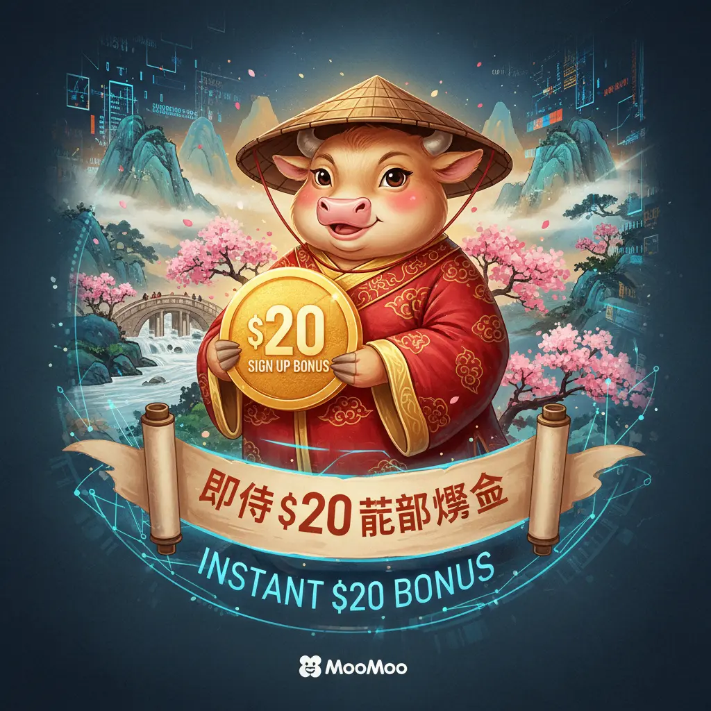 instant $20 sign up bonus - MooMoo