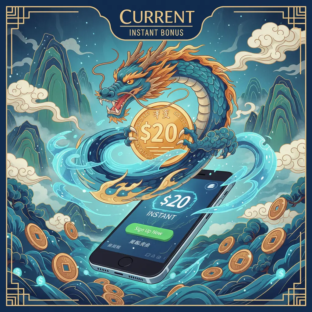 instant $20 sign up bonus - Current